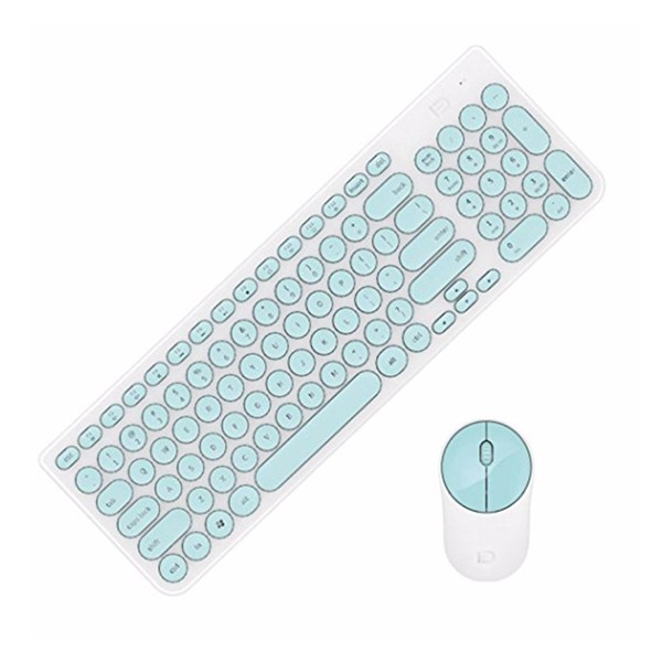 Bàn Phím Không Dây iK6630 Xanh