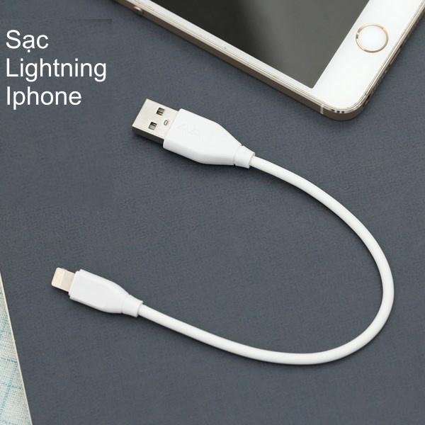 Cáp Lightning 25cm - Cáp sạc iPhone