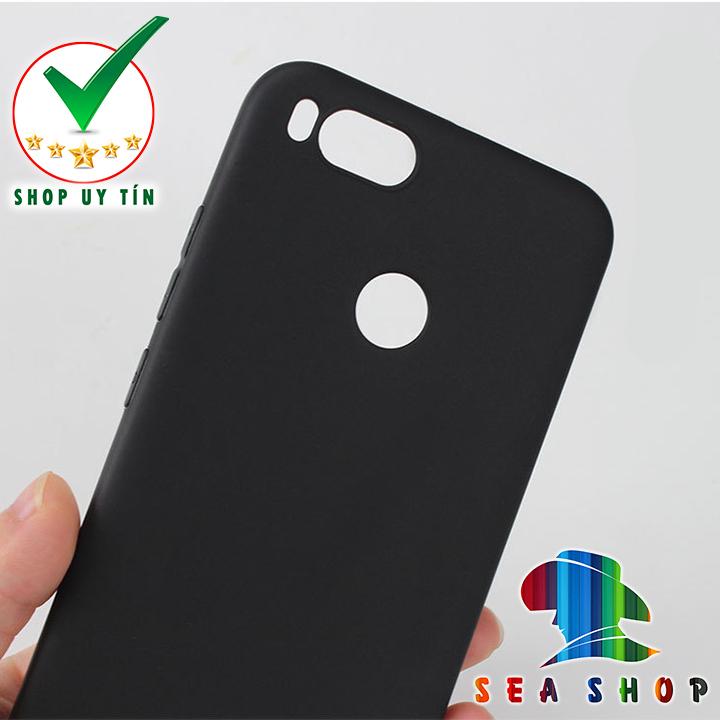 [TẶNG CƯỜNG LỰC]Ốp lưng Xiaomi Mi A1 - Mi 5X silicon đen