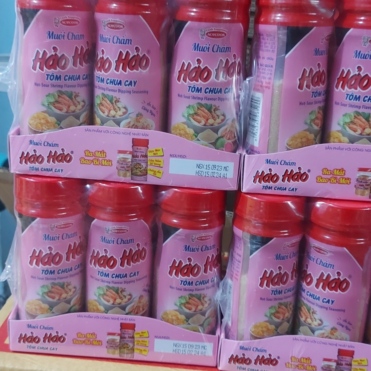 Combo 5 hủ muối chấm chua cay hảo hảo - acecook