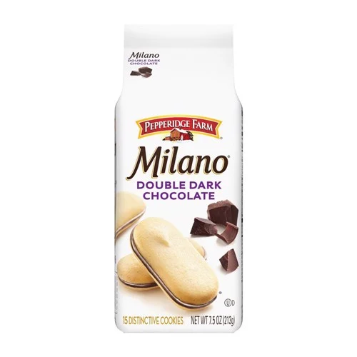 BÁNH COOKIE DOUBLE CHOCOLATE MILANO 231G