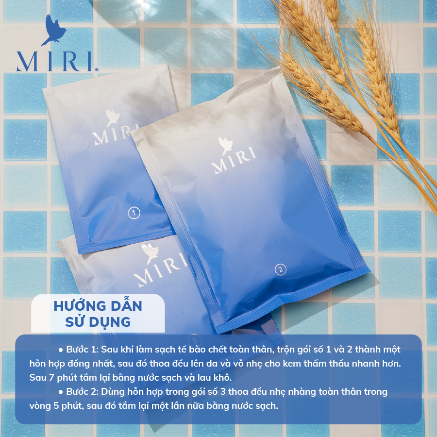Tắm Trắng 7 Phút MIRI (180gr)