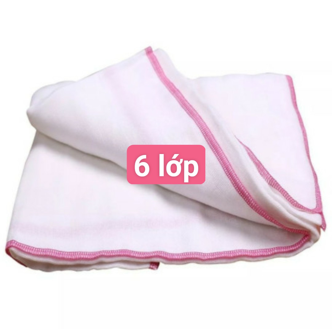 Khăn tắm gạt Nhật cho trẻ sơ sinh gồm 6 lớp