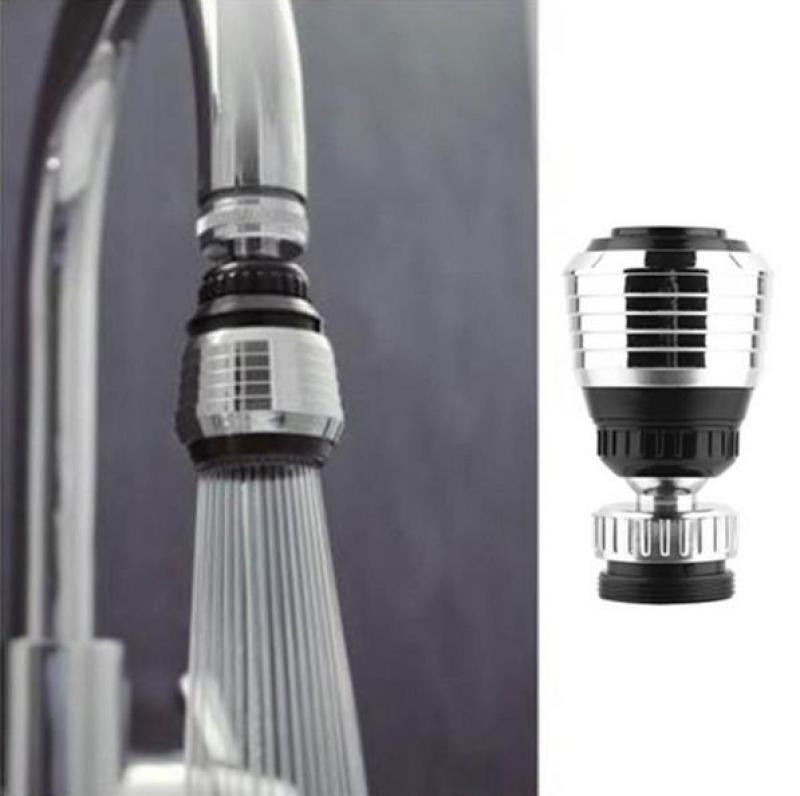 [HCM]Đầu Lọc Tăng Áp Lực Nước Inox (Đen)
