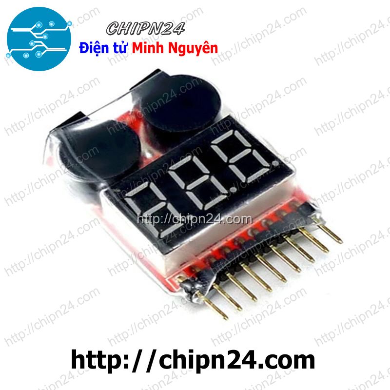 [1 cái] (A68) Mạch Đo báo pin Lipo RC 1-8s