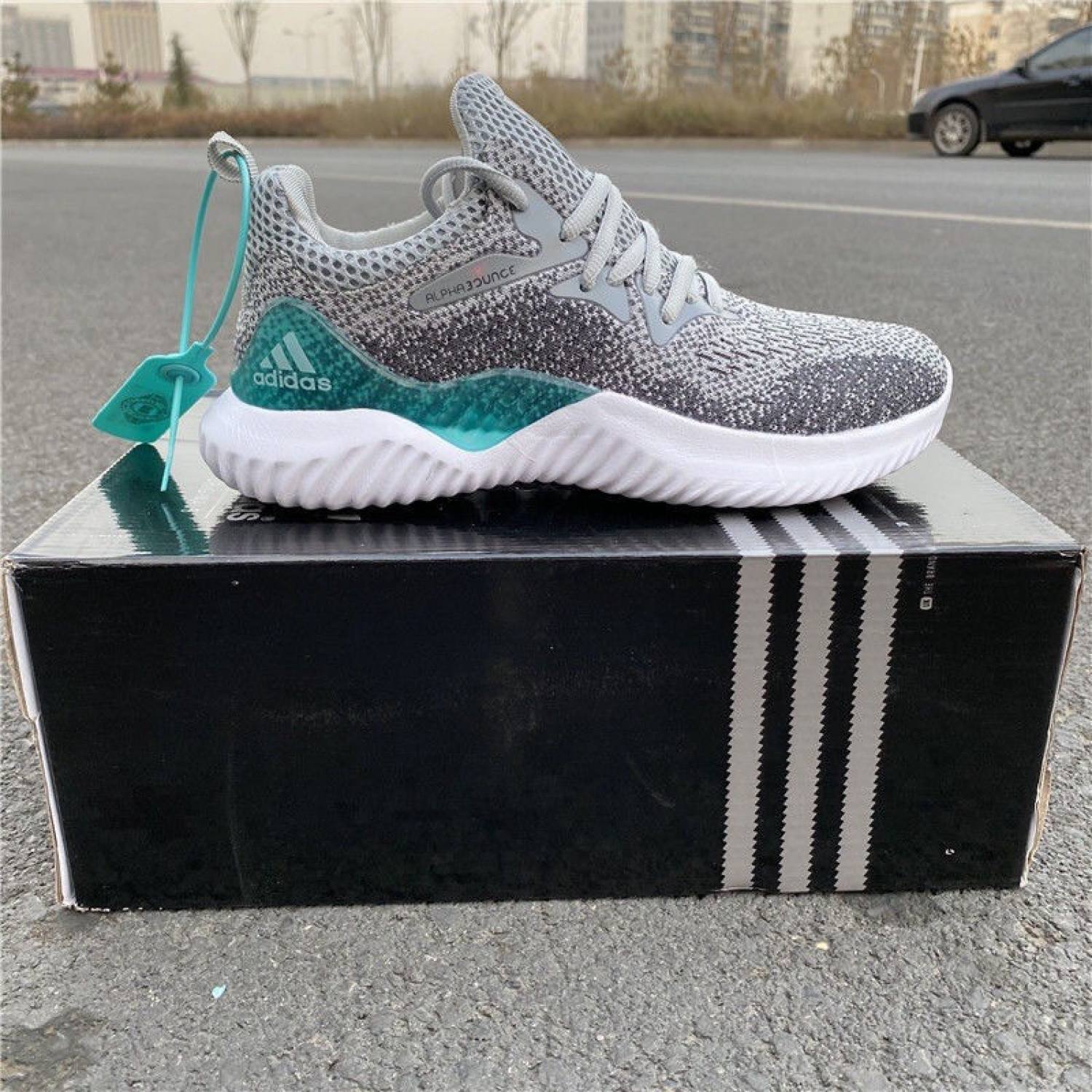 [HÀNG CHẤT⚡️FULL BOX] Adidas Alphabounce Giày thể thao nam nữ, giày chạy bộ