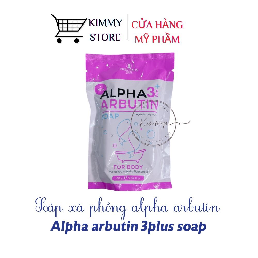 Soap xà phòng kích trắng da alpha arbutin 3plus thái lan