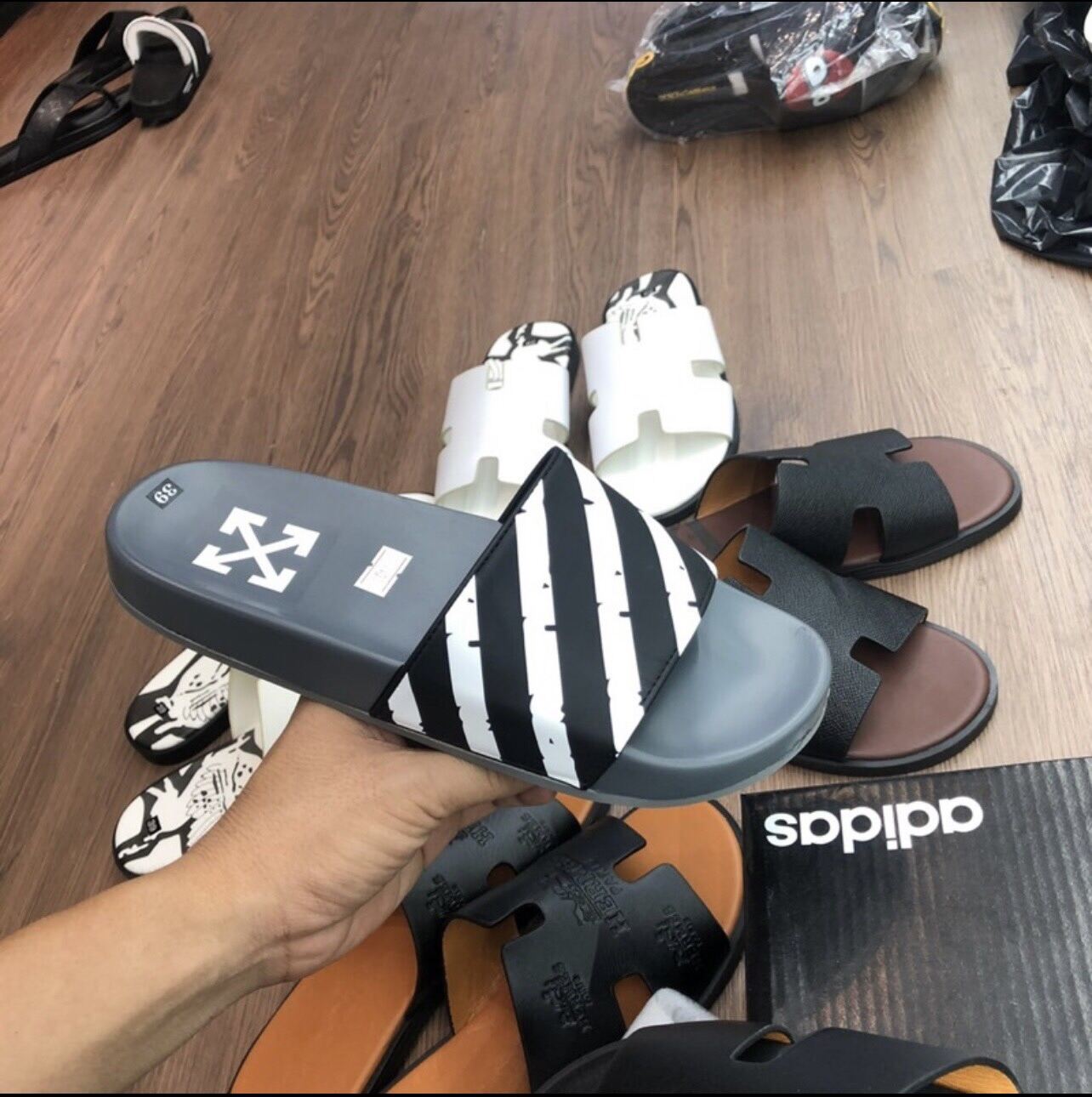Dép Lê Nam Right-Left Đế Cao Su Cao Cấp