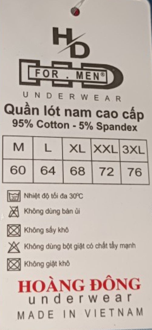 Quần lót đùi Nam FOR MEN ( Combo 2 quần, màu ngẫu nhiên)
