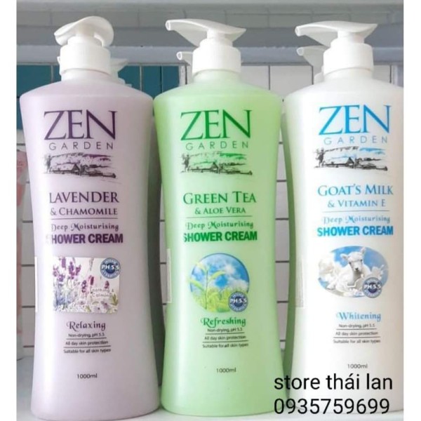 Sữa tắm dưỡng da Zen Garden 1000ml - MALAYSIA