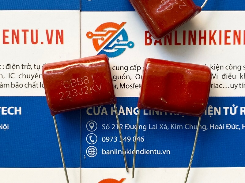 [Combo 10 chiếc] Tụ CBB 2000V 223J 0.022uF 22nF 20mm