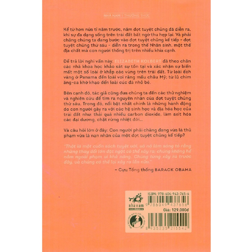 nguyetlinhbook - Đợt Tuyệt Chủng Thứ 6