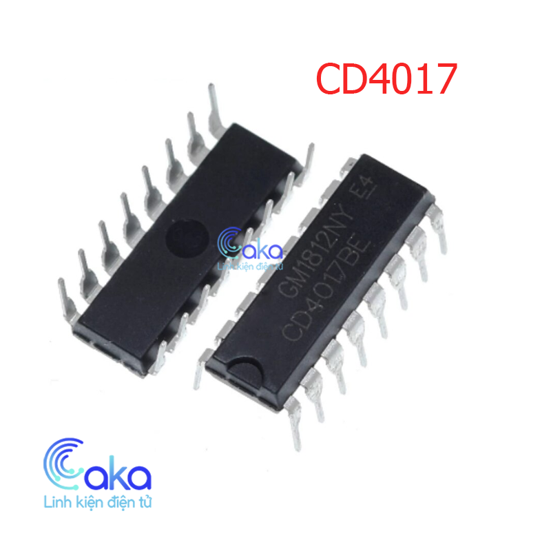 Ic logic cd4017 be dip16