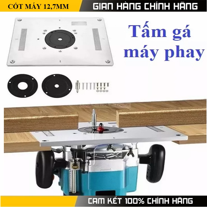 Tấm gá máy phay chế máy phay bàn 127 - hợp kim nhôm, gia công CNC chính xác, đảm bảo chất lượng cao và độ chính xác tốt nhất.
