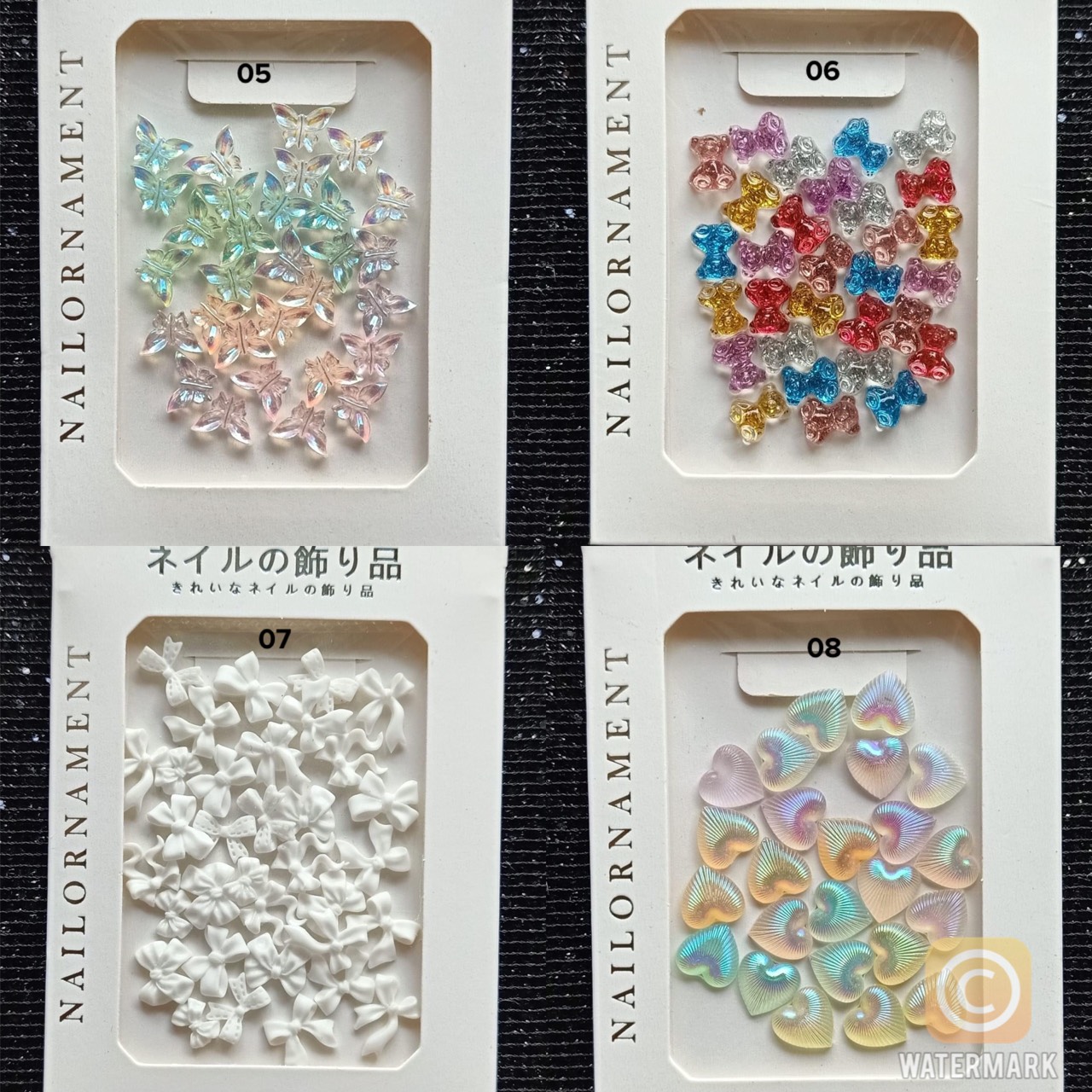Charm mix đủ size, đủ hình dành cho Nail