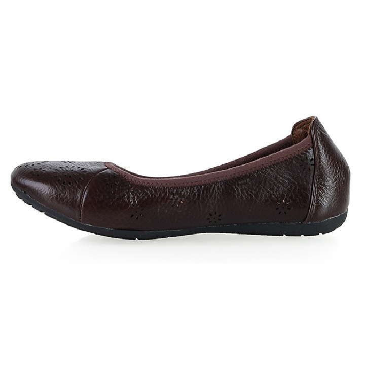 Giày nữ hoa văn da bò nhiều màu HK7947-48-49