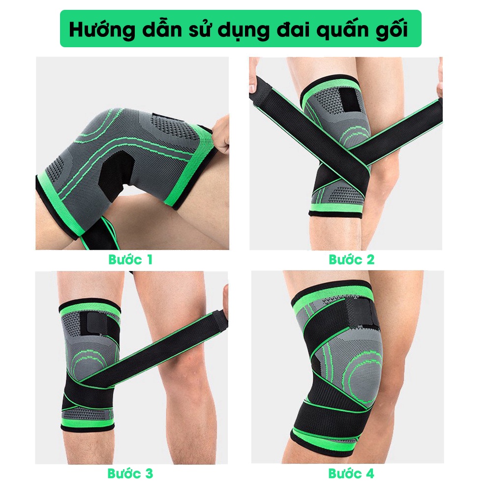 Combo of 2 knee protector wraps, with straps
