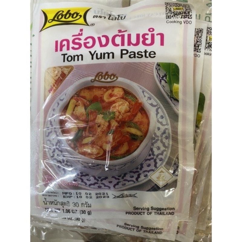 GÓI LẨU TOMYUM PASTE LOBO 30G