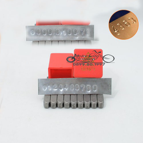 Bộ đóng số đục số 5mm-XUÔI
