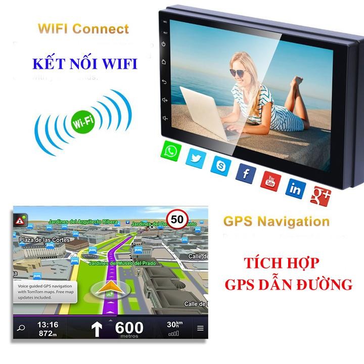 [TẶNG PM VIETMAP S2] Màn Oled C2, Màn hình ô tô 7 icnh lắp sim 4G-wifi hoặc kết nối wifi. Màn hình lắp chung nhiều dòng xe,màn hình ô tô giá rẻ,đầu dvd xe hơi,màn hình xe vios, kia morning -  màn hình dvd ô tô TẶNG KHUNG DƯỠNG