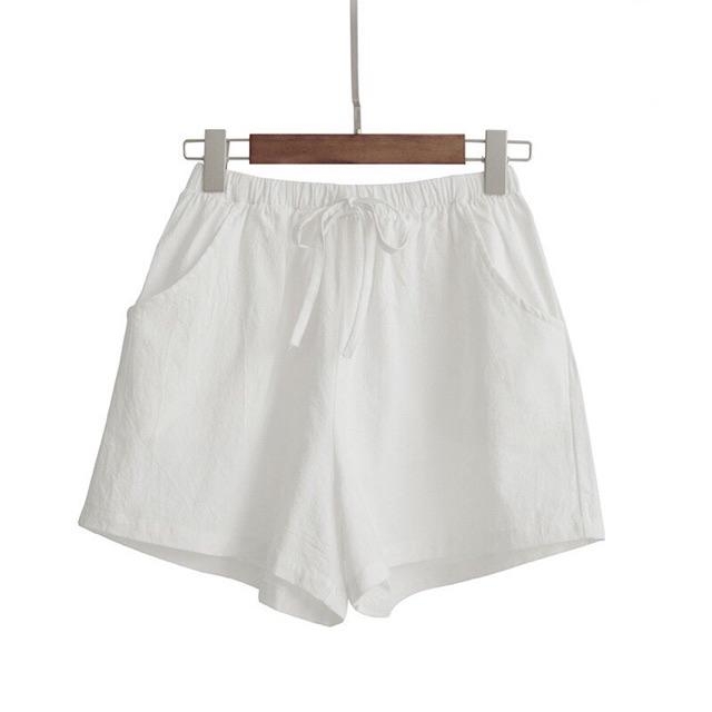 Quần short nữ chất đũi sần nhẹ mát