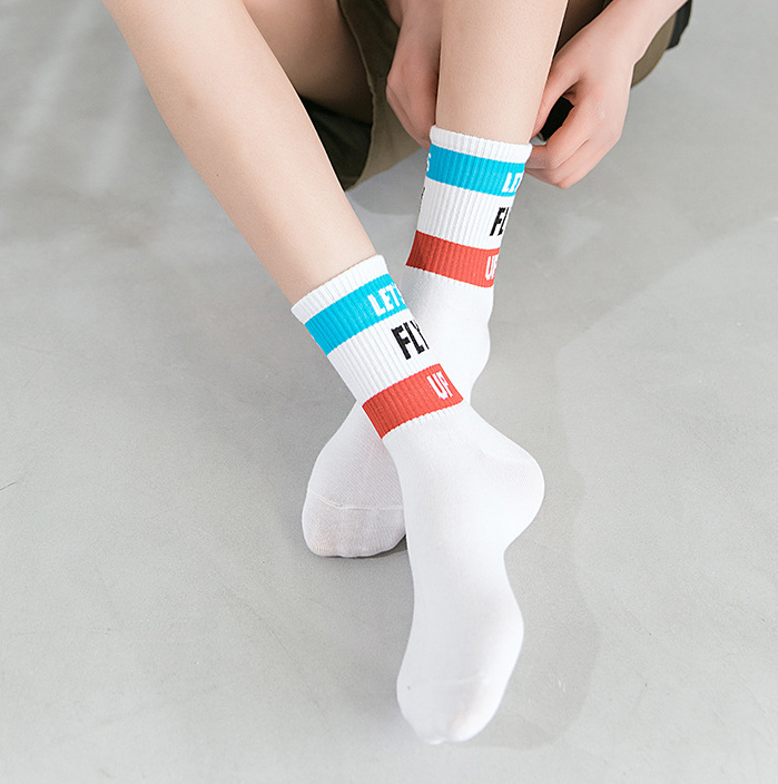 HOT - Set 5 đôi Tất Chữ cao cổ style Hàn 2020