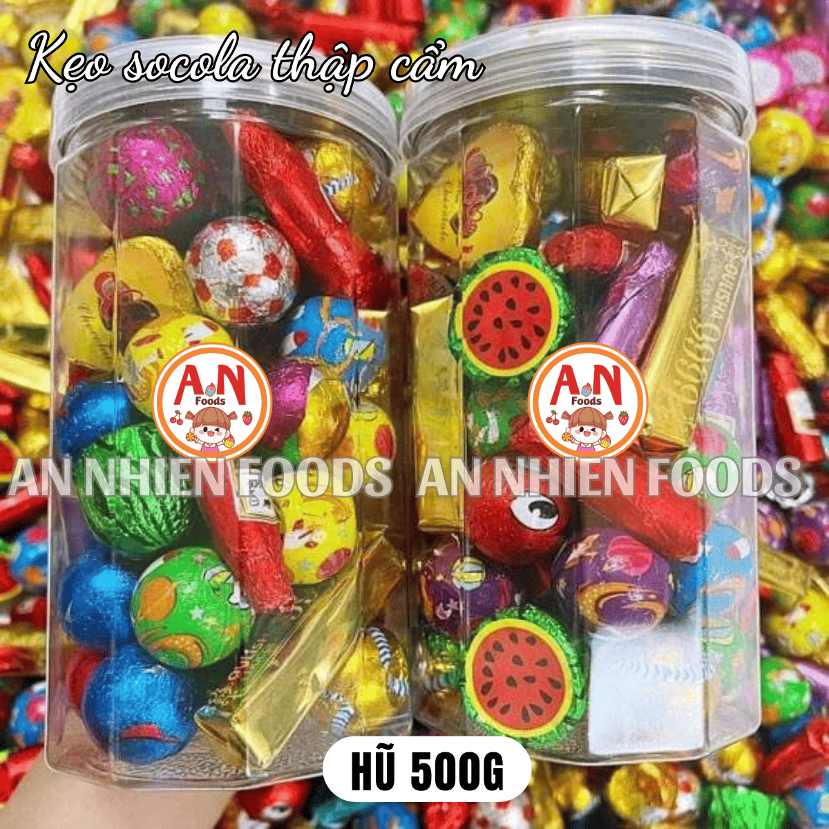 Kẹo socola mix (có video) {Khối lượng tịnh, không tính bao bì}