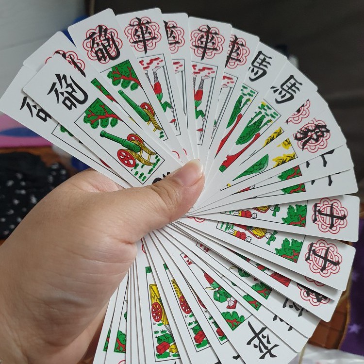 Bộ bài tam cúc giấy đẹp