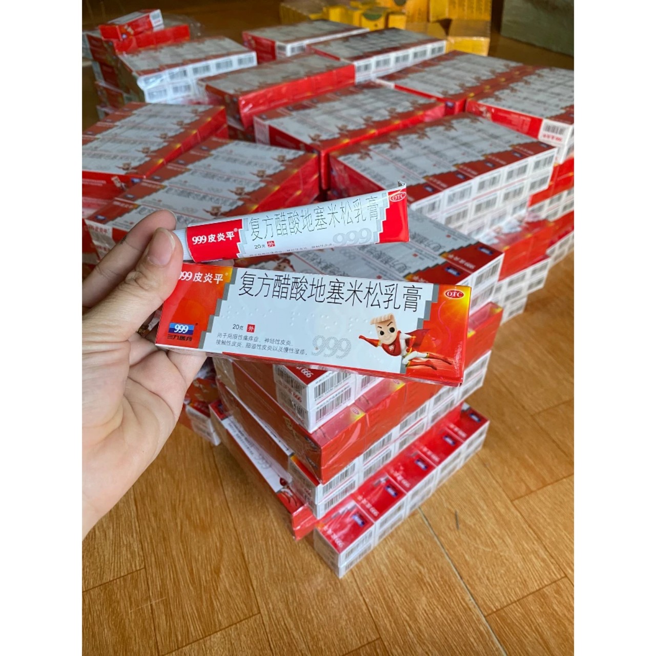 combo 10 típ kem bôi da liễu 999