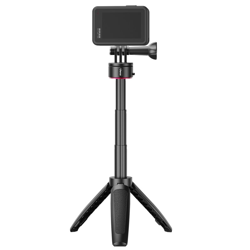 Chân gắn máy quay Gopro Ulanzi Go Quick II / MT-09 / MT-31 Extension Pole Tripod mini - Quay Vlog cho Gopro Hero 9 8 7 6 5, Osmo Action Camera chụp cầm tay Tặng kèm ngàm kẹp chữ U