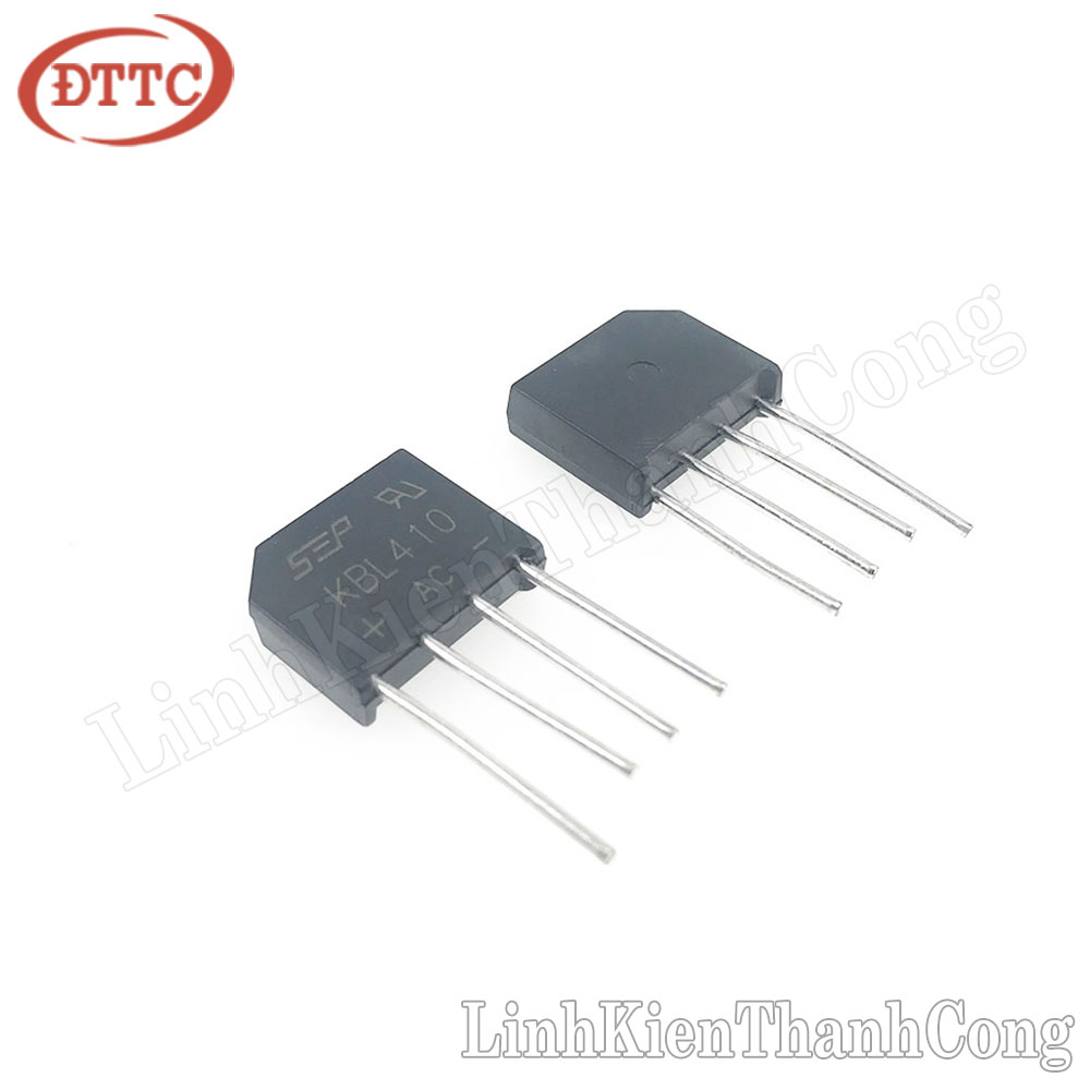 Diode cầu kbl410 4a 1000v