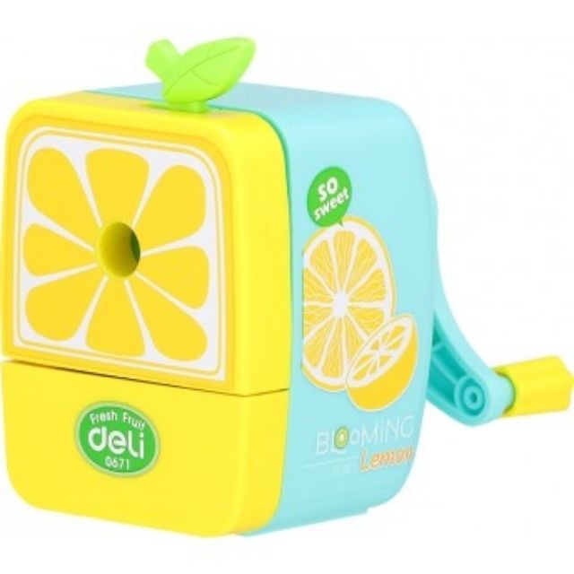 (1 Cái) Gọt Chì Quay Tay Deli - E0671 Hình Hoa Quả