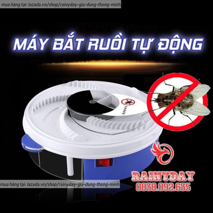 Máy bắt ruồi tự động thông minh, máy bẫy diệt ruồi cao cấp
