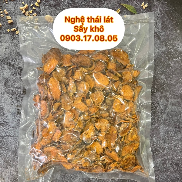 Nghệ thái lát sấy khô (từ 100gr)