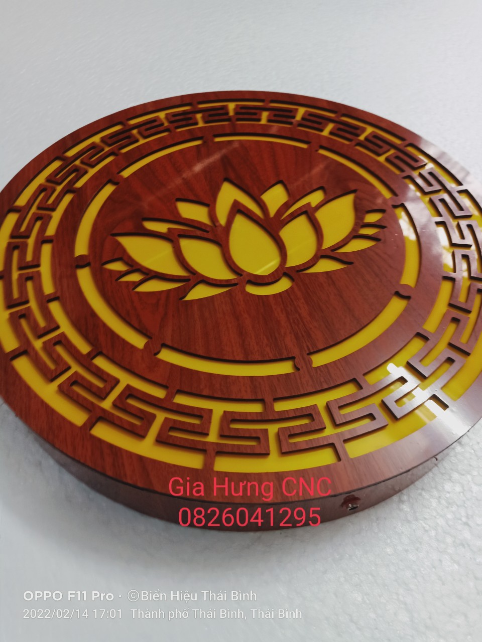 đèn thờ hoa sen 40cm