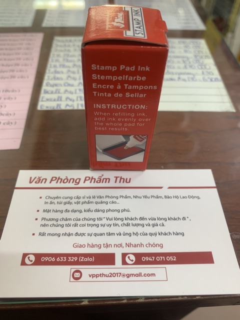 Mực Dấu Shiny Chính Hãng Chai 10ml