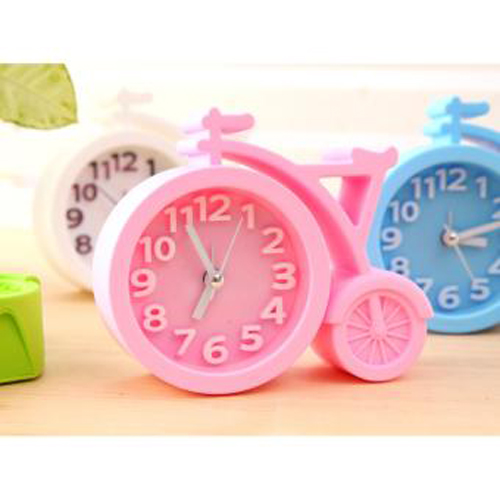 [HCM]Đồng hồ báo thức để bàn hình xe đạp cực cute