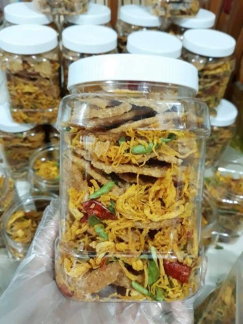 [ HOÀN TIỀN 10% ][HCM]25k- Hộp 250gr khô gà mix cơm cháy