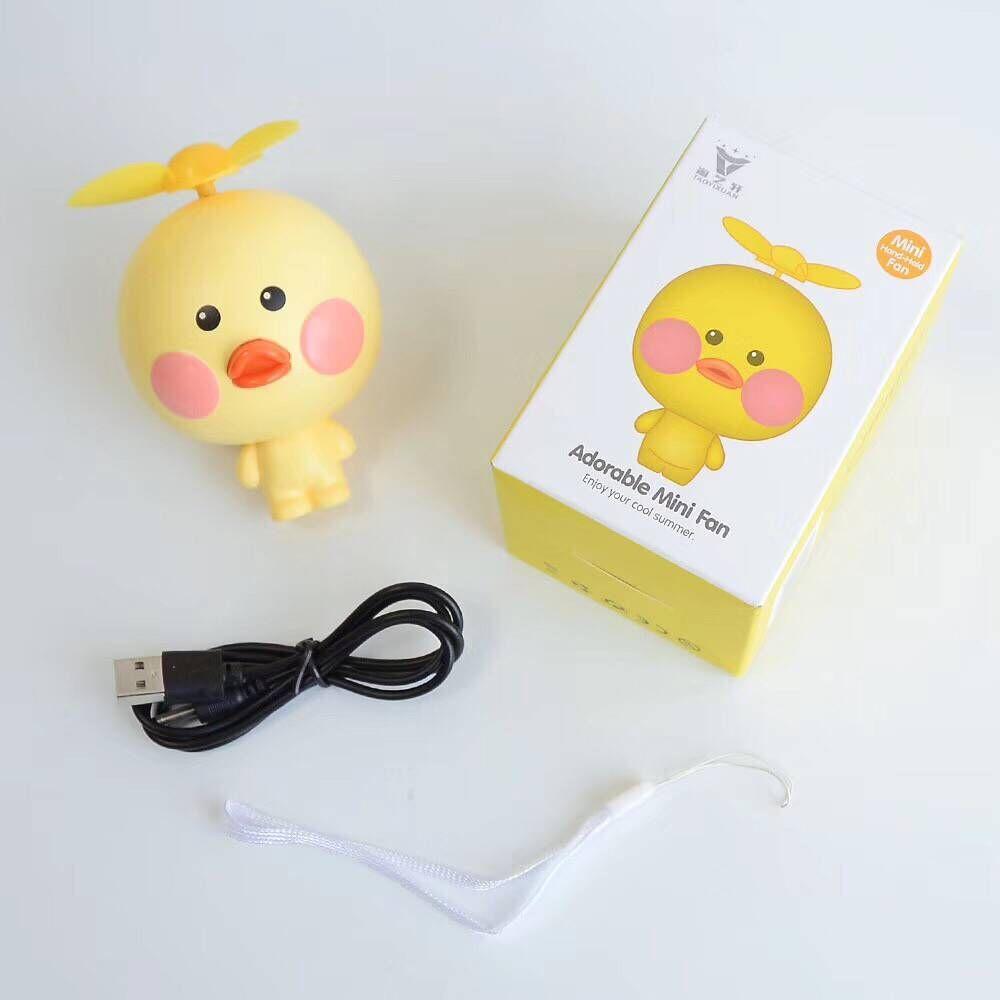 Quạt mini hình vịt đáng yêu