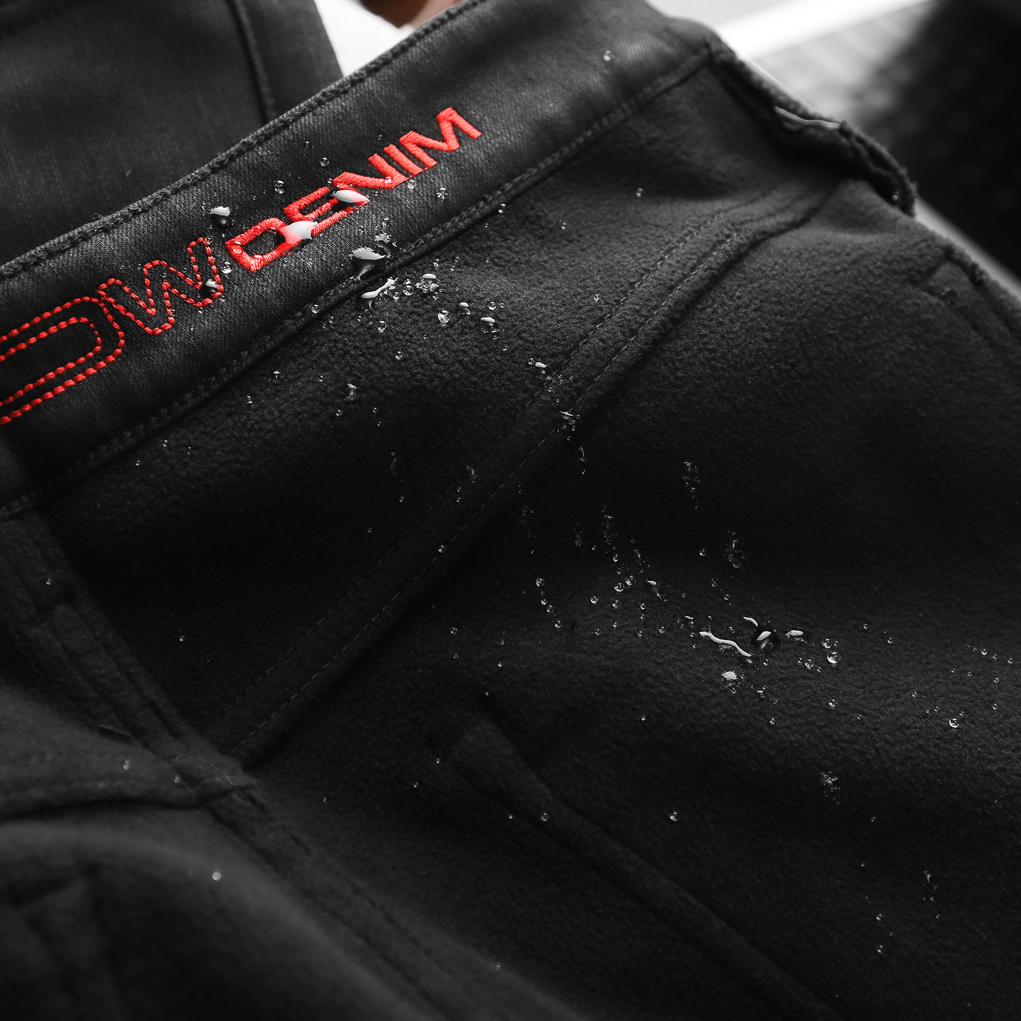 Quần Short Jean Dense Black