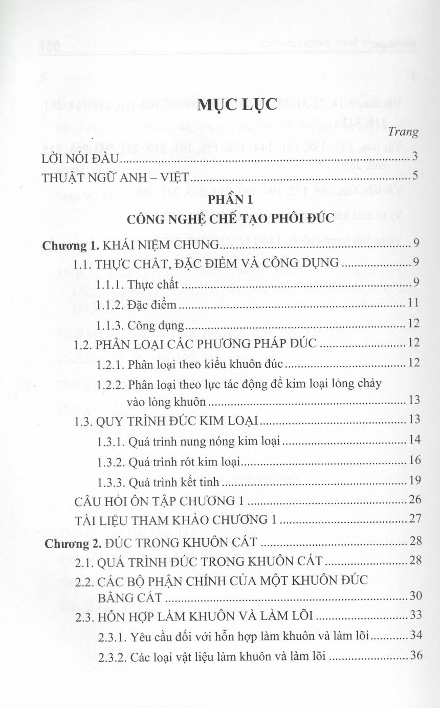 Công nghệ chế tạo phôi