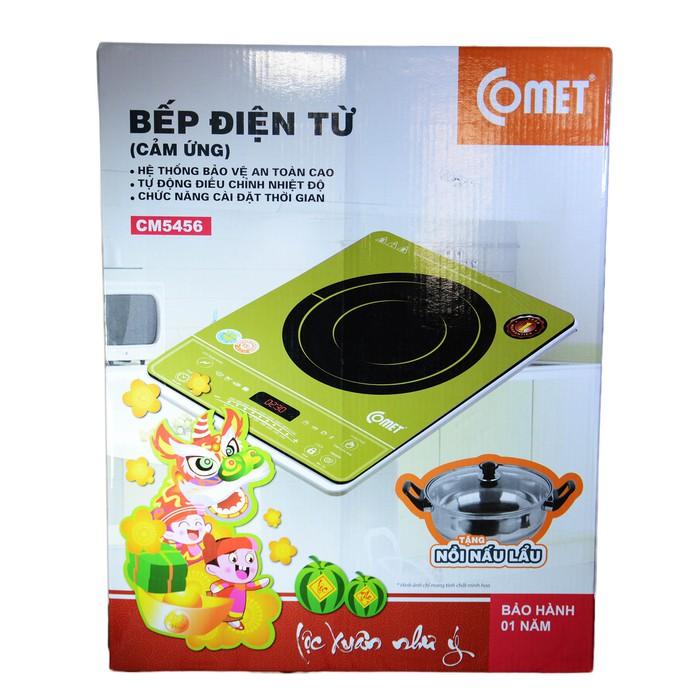 BẾP ĐIỆN TỪ COMET CM5456 CẢM ỨNG SIÊU MỎNG ( KÈM NỒI LẨU INOX )
