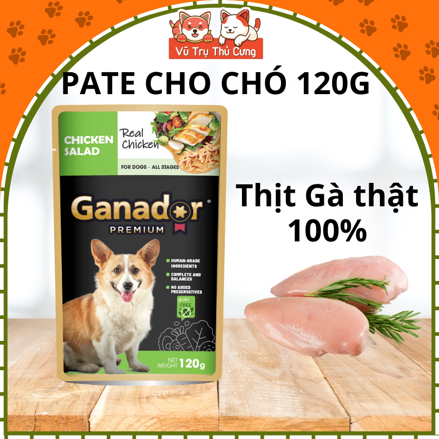 Pate ganrer for dogs of all ages real chicken 120g