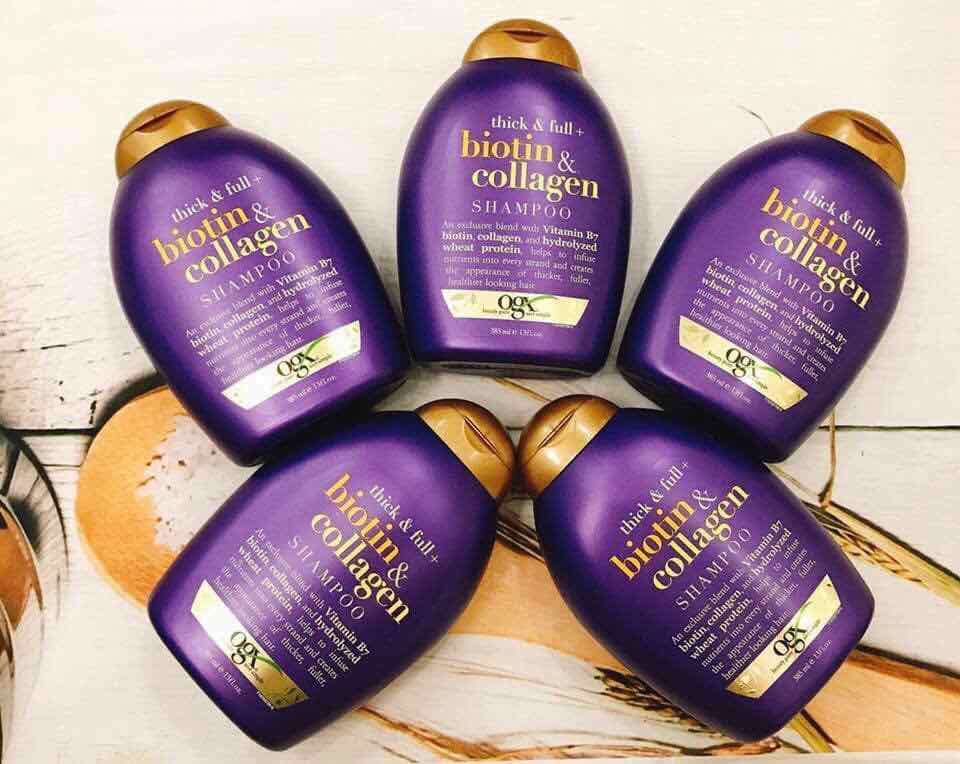 Dầu gội - xả Biotin Collagen dành cho tóc yếu tóc rụng