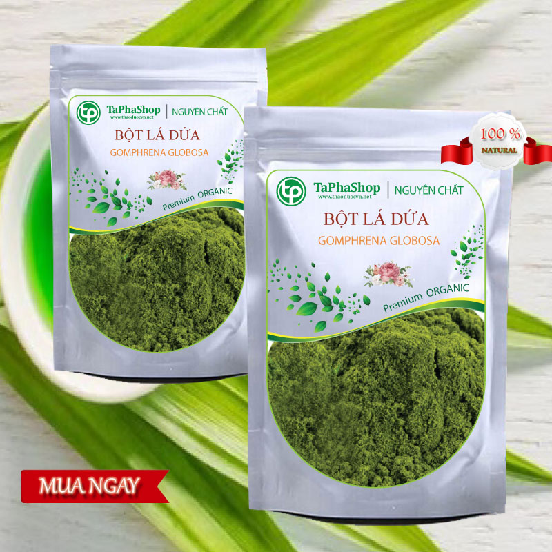 [HOT] Bột lá dứa nguyên chất 100g - Thảo Dược Tấn Phát