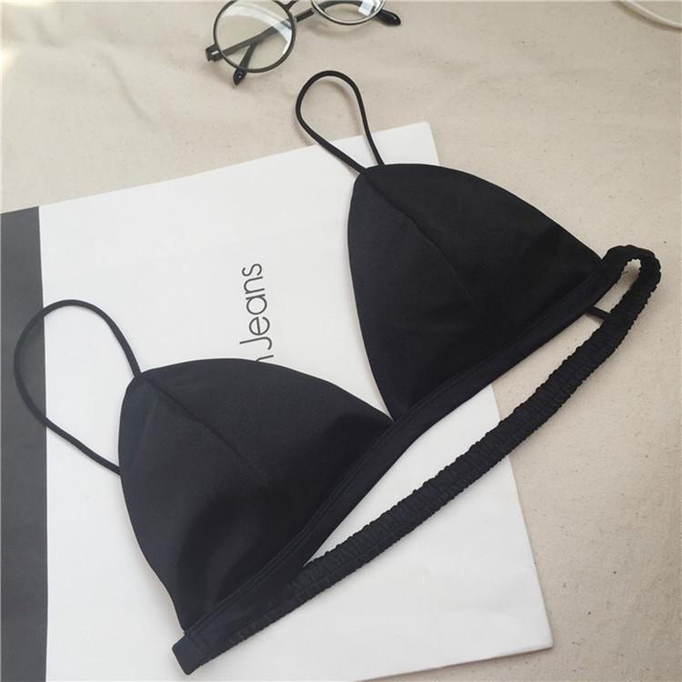 [HCM]Áo Ngực Áo Bra Croptop phi lụa bóng có mút - 263