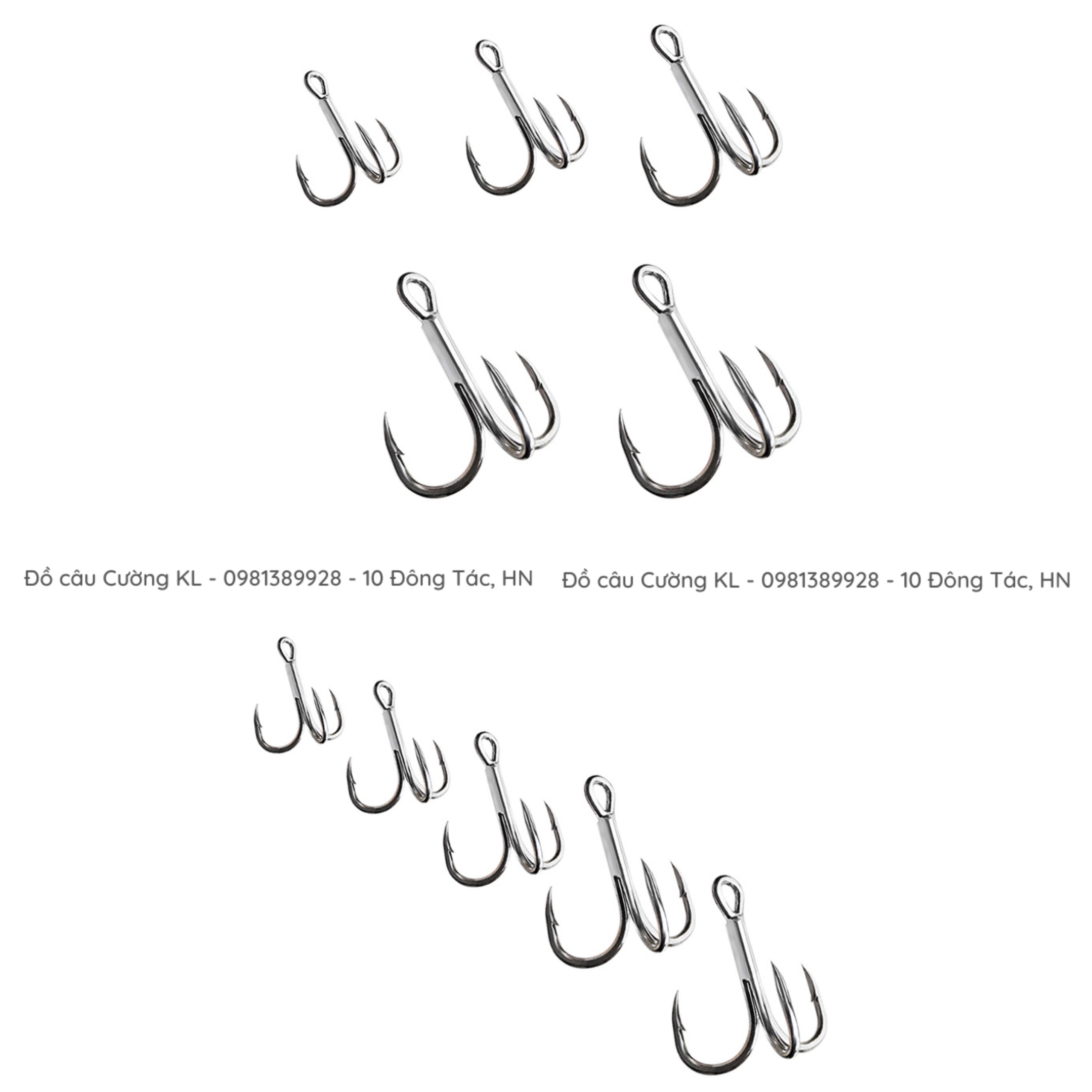 Lưỡi lure ba tiêu câu cá H01