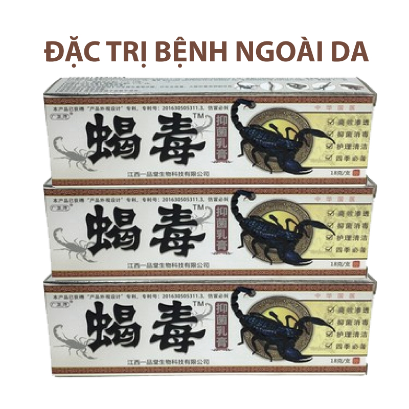 Kem bôi da Bọ Cạp viêm da cơ địa, nấm chân tay, nấm da đầu, á sừng chân tay