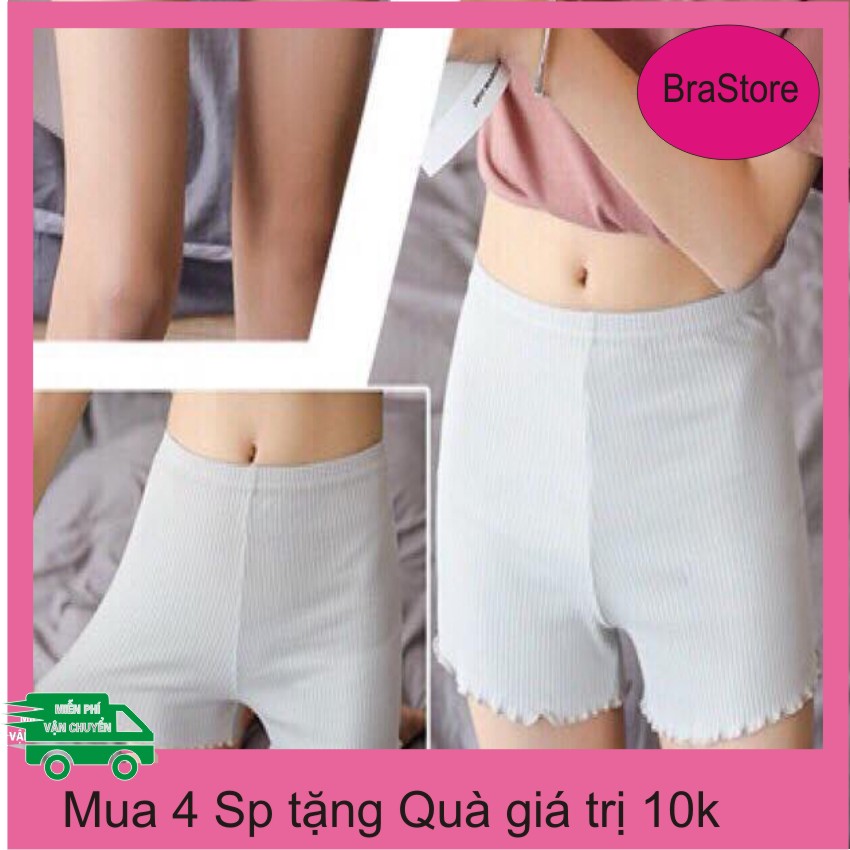 Quần Đùi Mặc Váy Tăm Tre Mẫu Mới 022[Brastore]