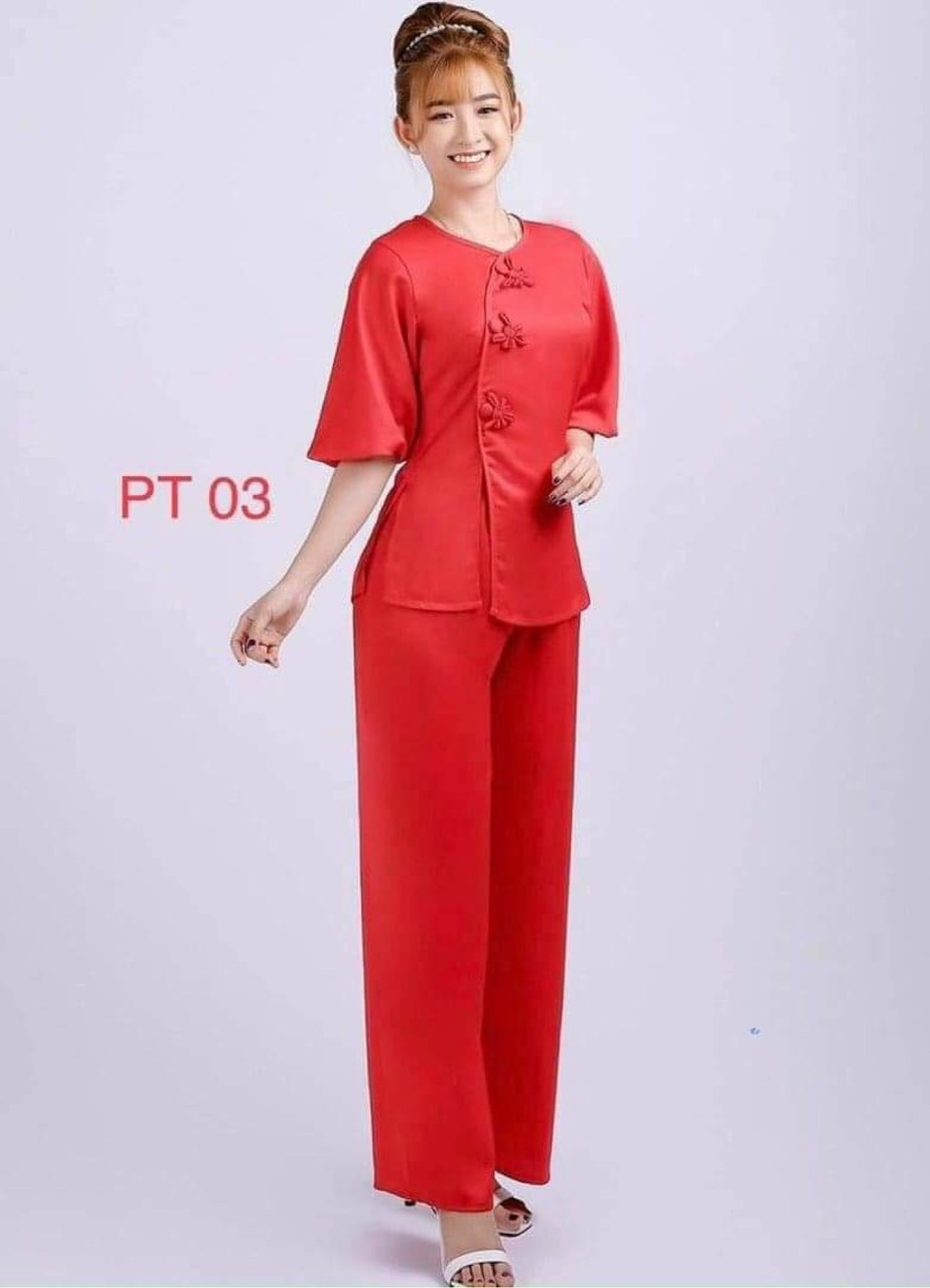 ĐỒ LAM ĐI CHÙA-LỤA NÚT BÔNG